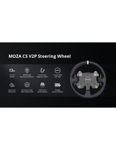 Moza CS V2P steering wheel RS057