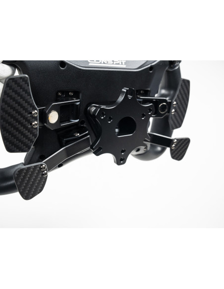 CONSPIT 300 GT – 3D Carbon Sim Racing Wheel with LCD, RGB & Magnetic Paddles | RaceGear.eu