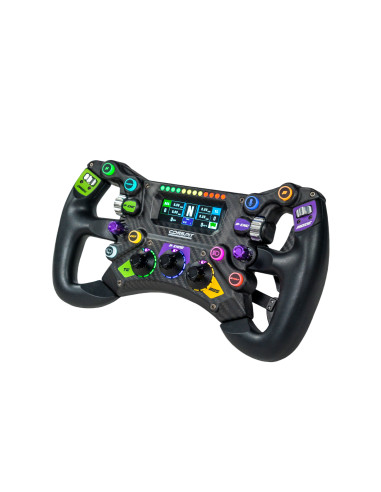 CONSPIT 300 GT – závodní 3D karbon volant s LCD, RGB & magnetickými pádly | RaceGear.eu