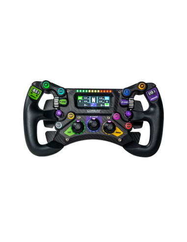 CONSPIT 300 GT – 3D Carbon Sim Racing Wheel with LCD, RGB & Magnetic Paddles | RaceGear.eu