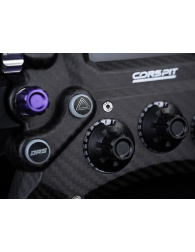 CONSPIT 300 GT – 3D Carbon Sim Racing Wheel with LCD, RGB & Magnetic Paddles | RaceGear.eu