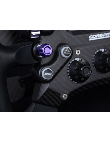 CONSPIT 300 GT – 3D Carbon Sim Racing Wheel with LCD, RGB & Magnetic Paddles | RaceGear.eu