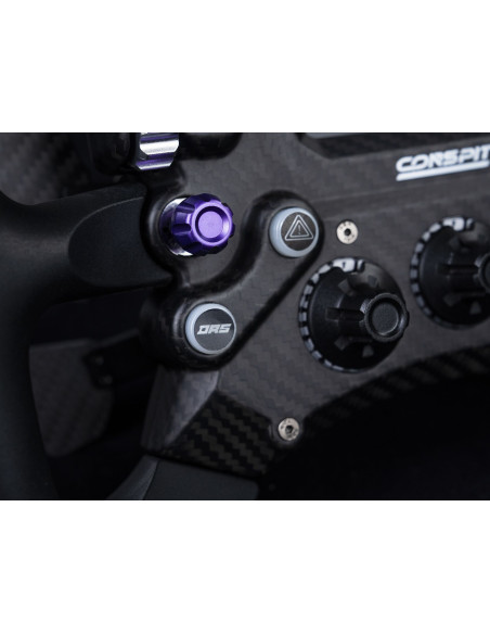 CONSPIT 300 GT – 3D Carbon Sim Racing Wheel with LCD, RGB & Magnetic Paddles | RaceGear.eu