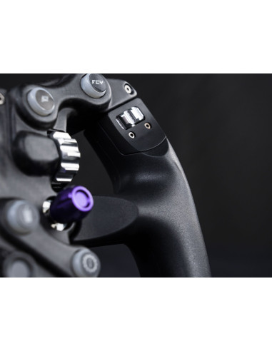 CONSPIT 300 GT – 3D Carbon Sim Racing Wheel with LCD, RGB & Magnetic Paddles | RaceGear.eu