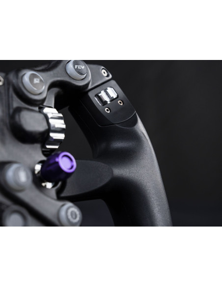 CONSPIT 300 GT – 3D Carbon Sim Racing Wheel with LCD, RGB & Magnetic Paddles | RaceGear.eu