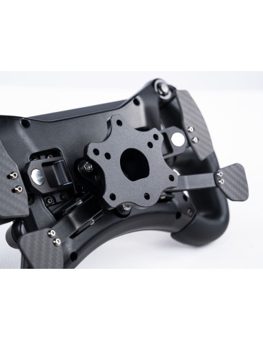 CONSPIT 300 GT – 3D Carbon Sim Racing Wheel with LCD, RGB & Magnetic Paddles | RaceGear.eu
