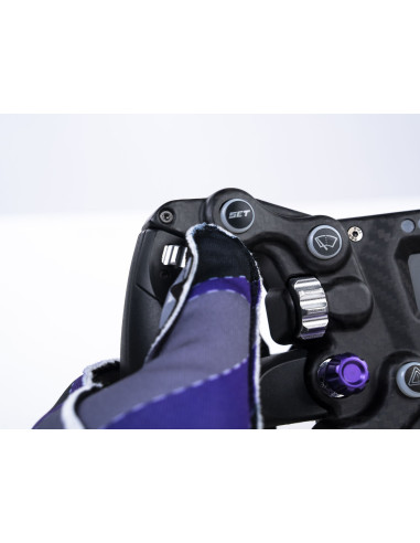 CONSPIT 300 GT – 3D Carbon Sim Racing Wheel with LCD, RGB & Magnetic Paddles | RaceGear.eu