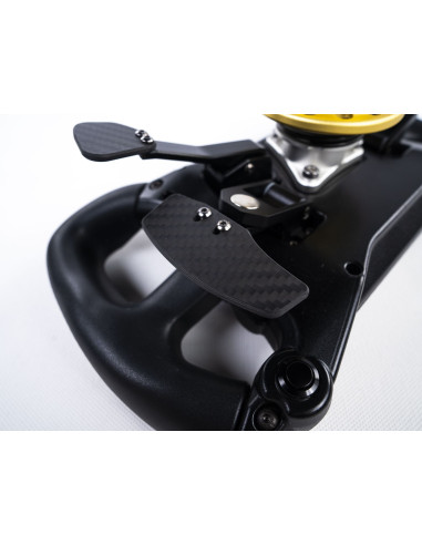 CONSPIT 300 GT – 3D Carbon Sim Racing Wheel with LCD, RGB & Magnetic Paddles | RaceGear.eu