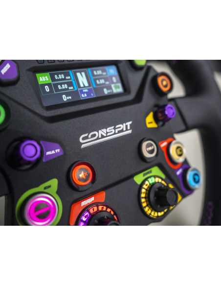 Conspit 310 APEX – kulatý rally / drift volant s LCD