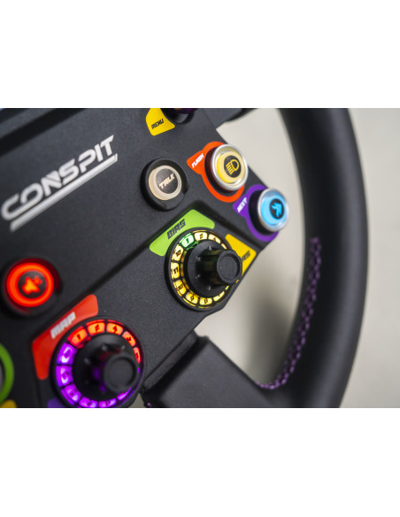 Conspit 310 APEX – kulatý rally / drift volant s LCD