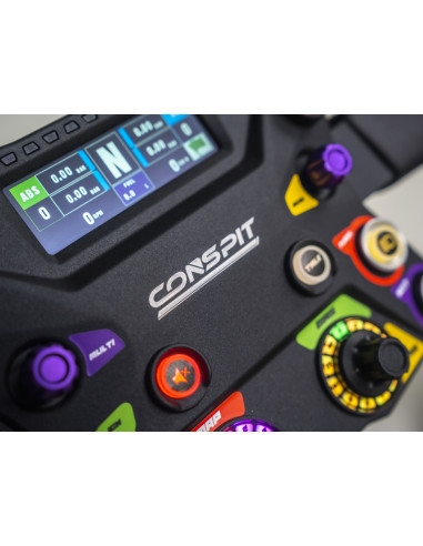 Conspit 310 APEX – kulatý rally / drift volant s LCD