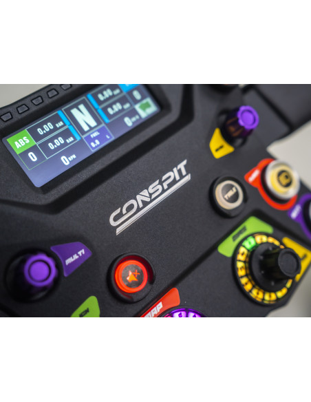 Conspit 310 APEX – kulatý rally / drift volant s LCD