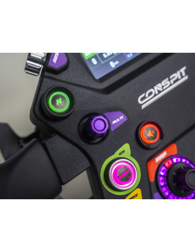 Conspit 310 APEX – kulatý rally / drift volant s LCD