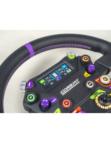 Conspit 310 APEX – kulatý rally / drift volant s LCD