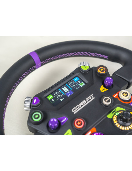 Conspit 310 APEX – kulatý rally / drift volant s LCD