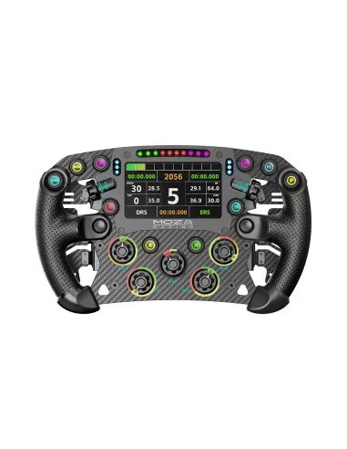 Moza FSR 2 Formula Wheel | 4.3" Touchscreen & 6 Paddles | RaceGear.eu