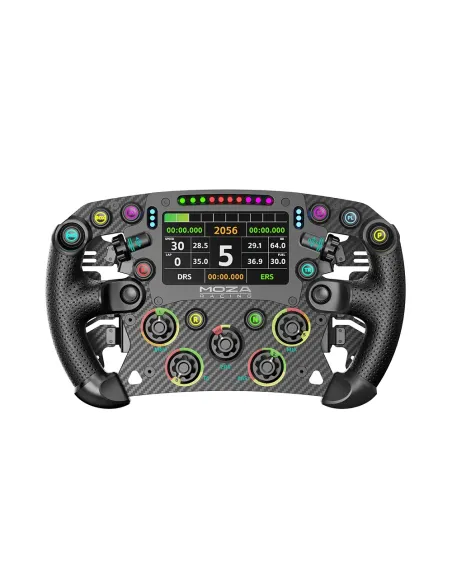 Moza FSR 2 Formula Wheel | 4.3" Touchscreen & 6 Paddles | RaceGear.eu