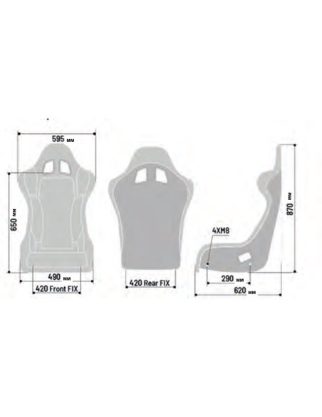 Sparco závodní/sportovní sedačka GRID Q