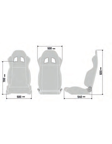 Sparco sportovní sedačka R100