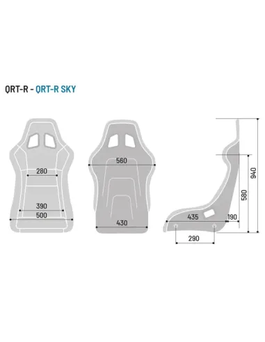Sparco závodní/sportovní sedačka EVO QRT-R