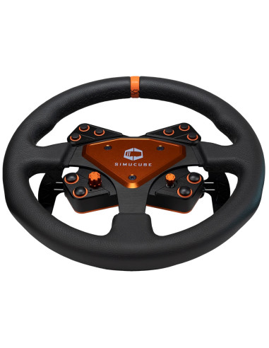 Simucube Tahko kulatý kožený volant