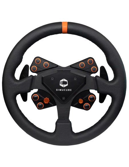 Simucube Tahko kulatý kožený volant