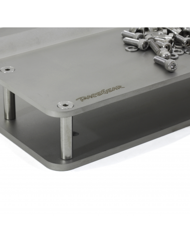 Two-piece 6mm RaceGear base pedal plate