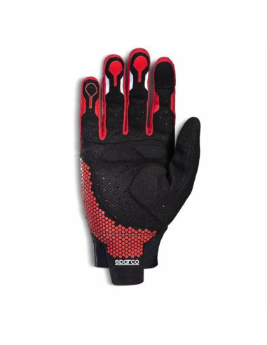 Sparco Hypergrip+ gaming, black/red gloves