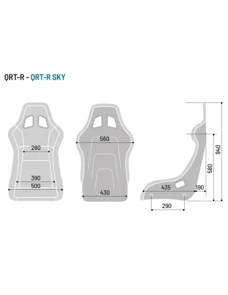 Sparco sedačka QRT-R GAMING