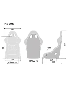 Sparco sedačka PRO2000 QRT GAMING 2