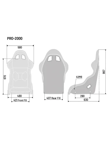 Sparco PRO2000 QRT GAMING seat