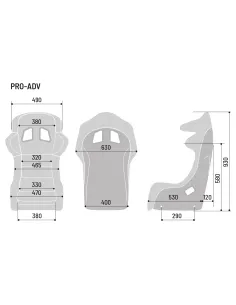Sparco sedačka PRO ADV QRT GAMING 2