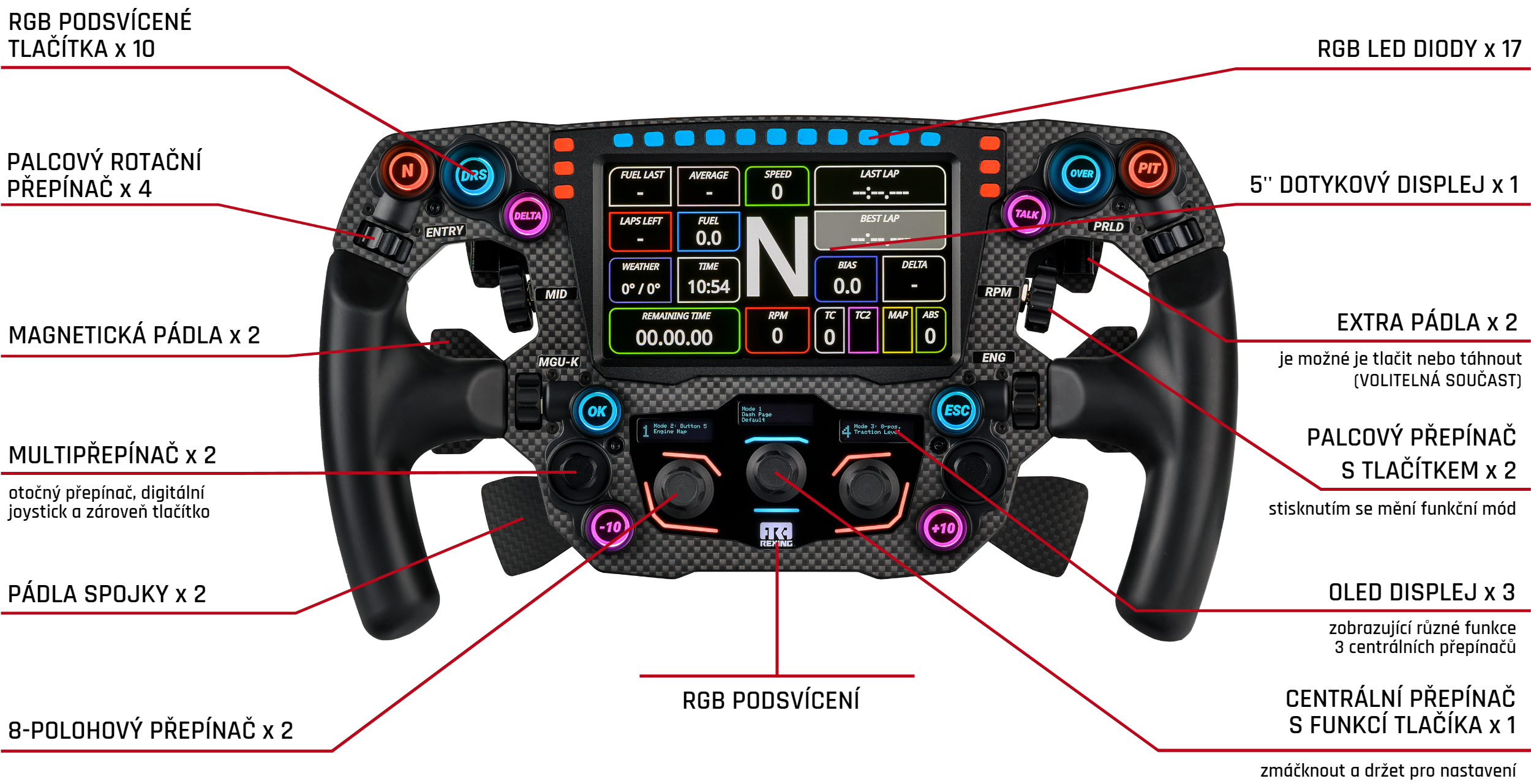 REXING MAYARIS 2 FORMULOVÝ VOLANT