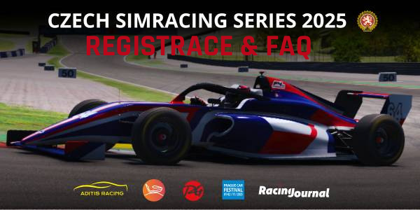 Jak se přihlásit do Mistrovství ČR v Sim Racingu 2025 + nejčastější dotazy (FAQ)